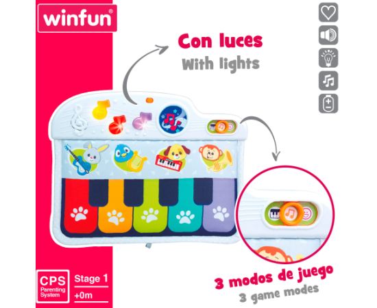 Win Fun Paklājiņš  zīdaiņiem Klavieres no 0 men. CB46878