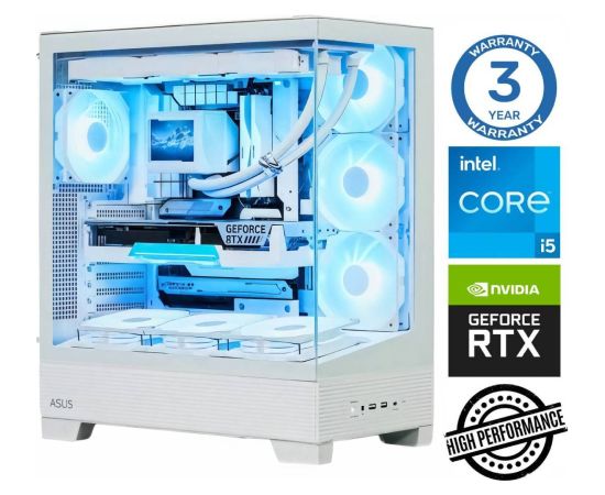 INTOP i5-14400F 64GB DDR5 1TB SSD M.2 NVME+2TB RTX5060Ti 8GB no-OS