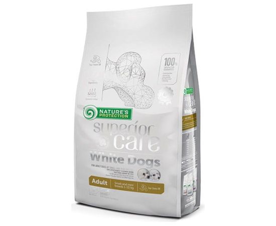 NATURE'S PROTECTION Superior Care White Dogs Grain Free Adult Small Lamb - dry dog ​​food - 4 kg