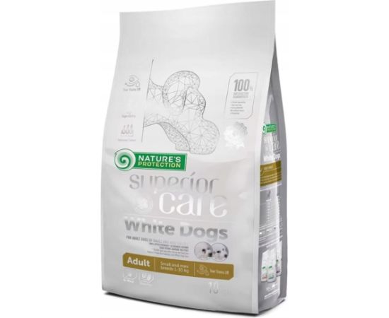 NATURE'S PROTECTION Superior Care White Dogs Grain Free Adult Small Lamb - dry dog ​​food - 10 kg