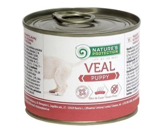 NATURE'S PROTECTION Puppy Veal - wet food for puppies - 200 g