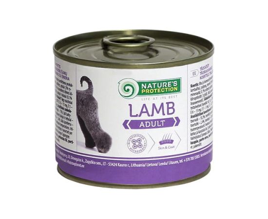 NATURE'S PROTECTION Adult Lamb - wet dog food - 200 g