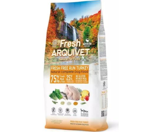 ARQUIVET Fresh Turkey and fish - semi-moist dog food - 10kg