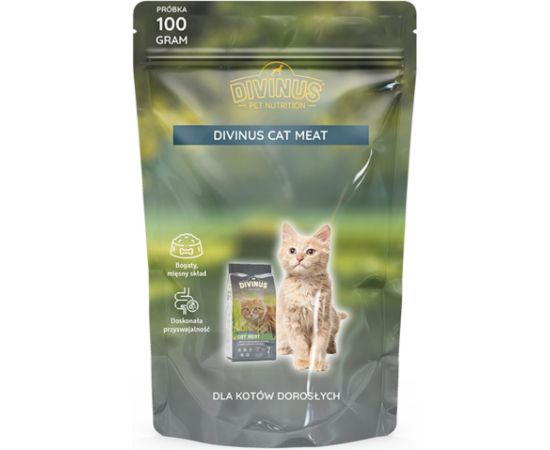 DIVINUS Cat Meat - dry cat food - 100 g