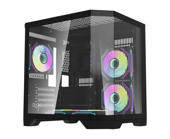 Darkflash Darflash FT350 computer case + 5 aRGB fans (black)