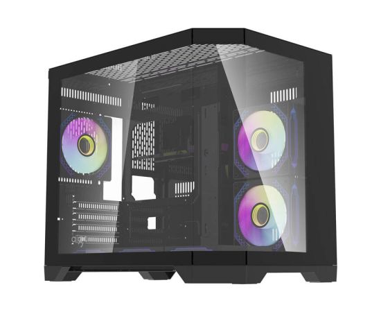Darkflash Darflash FT418 computer case + 6 aRGB fans (black)