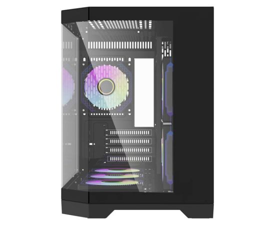 Darkflash Darflash FT418 computer case + 6 aRGB fans (black)
