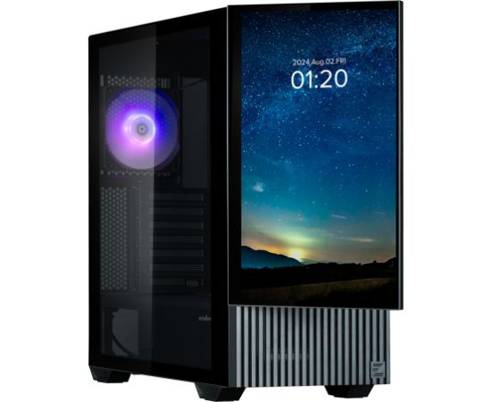 Zalman Z10 DS ATX Mid Tower PS Case Black, 120 mm  ARGB Fan x1