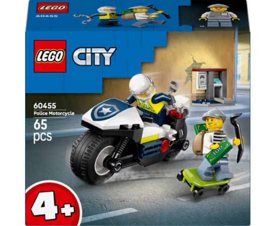 LEGO City Pościg na motocyklu policyjnym (60455)