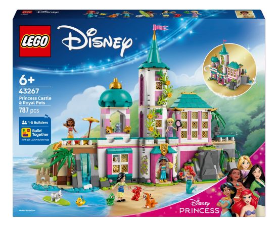 LEGO Disney Zamek księżniczek i królewskie zwierzaki (43267)