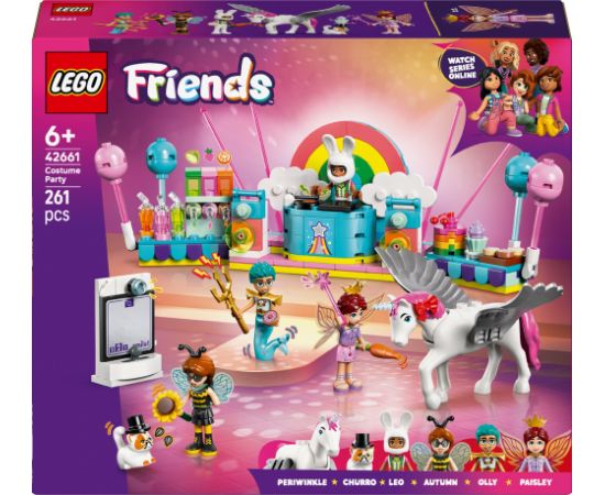 Lego Friends Bal przebierańców z jednorożcem i wróżką (42661)