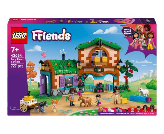 Lego Friends Ranczo kucyków i stajnia (42654)