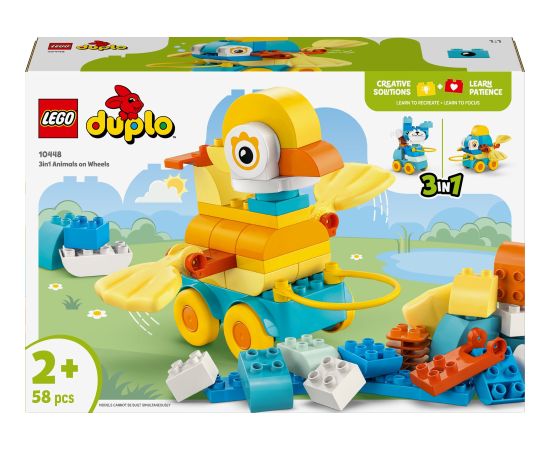 Lego Duplo 3 w 1 Zwierzątka na kółkach (10448)