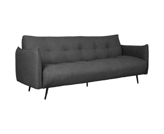 Sofa bed LANDER 3-seater, dark grey