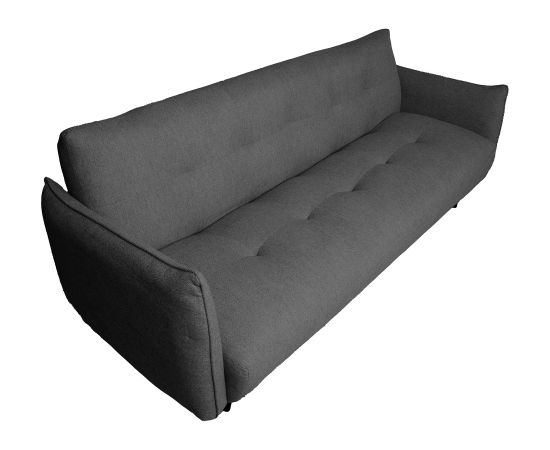 Sofa bed LANDER 3-seater, dark grey