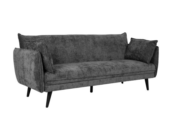Sofa bed NOELLA 3-seater, dark grey