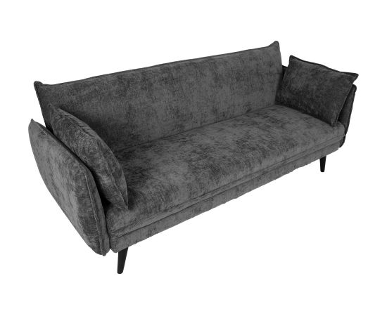 Sofa bed NOELLA 3-seater, dark grey