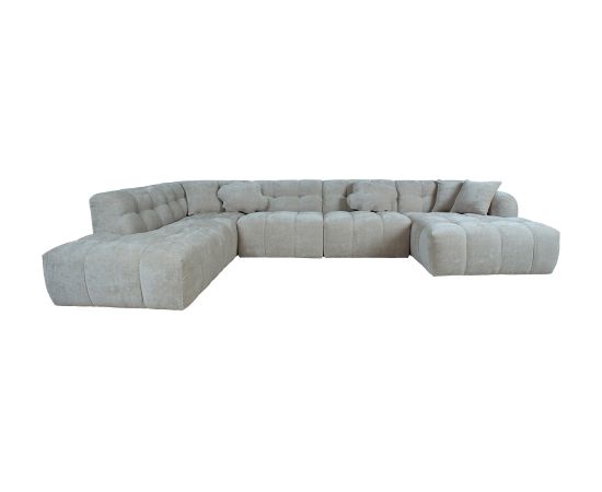 Corner sofa FORTE U-shape LC, beige