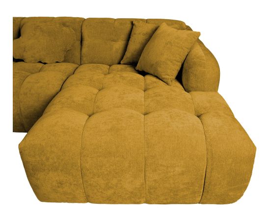 Corner sofa FORTE U-shape LC, brownish yellow