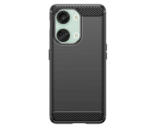 Hurtel -  Carbon Case silicone case for OnePlus Ace 2V/OnePlus Nord 3 - black