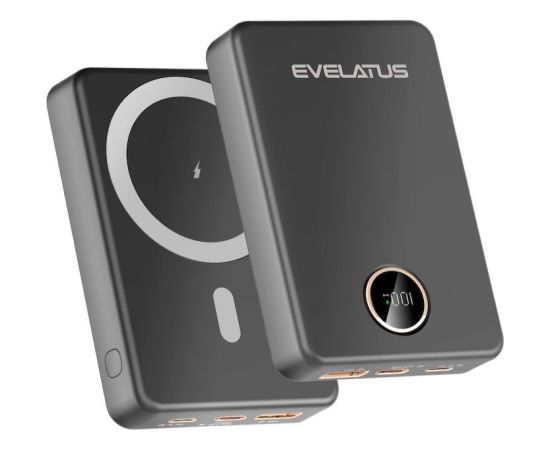 Evelatus   Wireless Power Bank 22.5W 10000 mAh Type-C Black