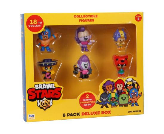 P.m.i. Kids World BRAWL STARS S2 FIGURES -8 PACK DELUXE BOX VER.B