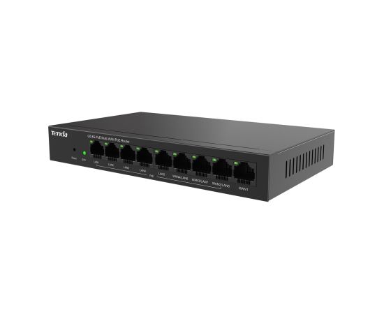 Tenda G0-8G-PoE wired router Gigabit Ethernet Black