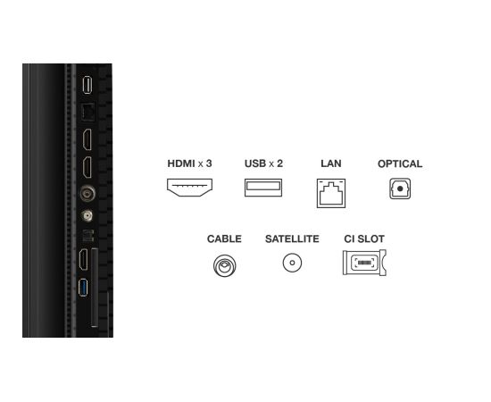 TCL P79K 65P79K TV 165.1 cm (65") 4K Ultra HD Smart TV Wi-Fi Metallic 430 cd/m²