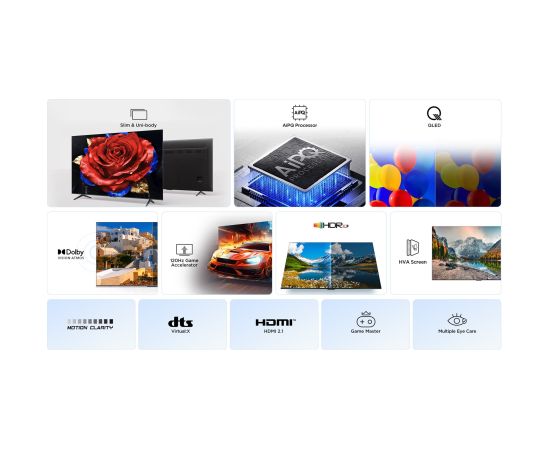 TCL P79K 65P79K TV 165.1 cm (65") 4K Ultra HD Smart TV Wi-Fi Metallic 430 cd/m²