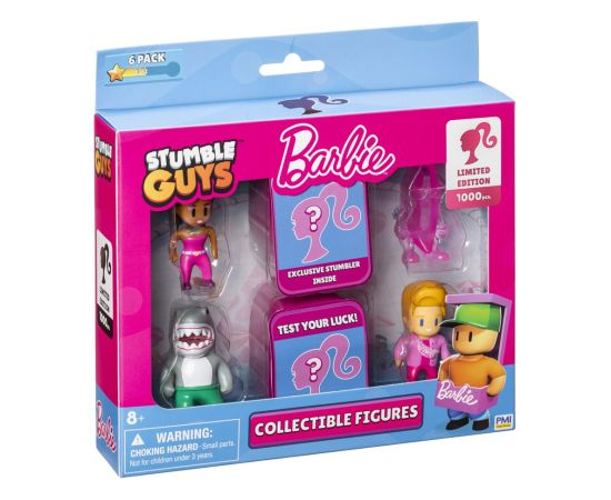 Bandai STUMBLE GUYSxBARBIE FIGURES 6 PACK DELUXE BOX VER.B