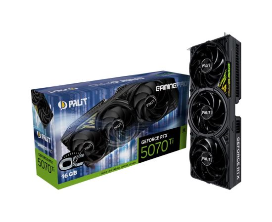 Graphics Card PALIT NVIDIA GeForce RTX 5060 Ti 16 GB GDDR7 256 bit PCIE 5.0 16x Triple slot Fansink 1xHDMI 3xDisplayPort NE7507TS19T2-GB2031Y