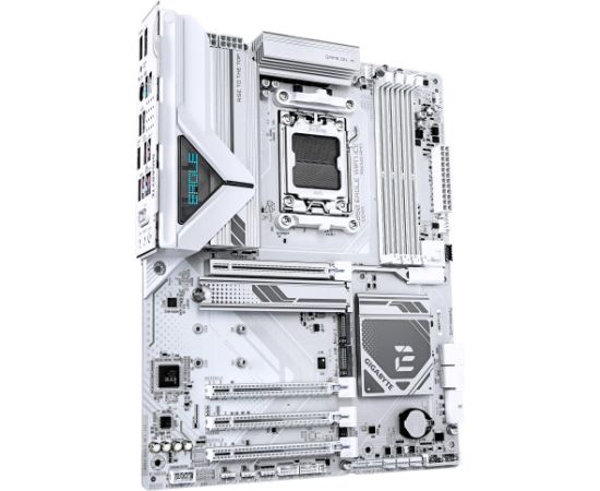 Mainboard GIGABYTE AMD B850 SAM5 ATX Memory DDR5 Memory slots 4 2xPCI-Express 3.0 1x 1xPCI-Express 4.0 4x	 1xPCI-Express 5.0 16x 3xM.2 1xHDMI 1xDisplayPort 4xUSB 2.0 4xUSB 3.2 1xUSB-C 1xPS/2 1xRJ45 3xAudio port B850EAGLEWF7ICE