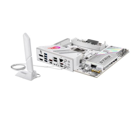 Mainboard ASUS AMD B850 SAM5 Micro-ATX Memory DDR5 Memory slots 4 1xPCI-Express 5.0 16x 4xM.2 1xHDMI 1xDisplayPort 2xUSB 2.0 4xUSB 3.2 4xUSB-C 1xOptical S/PDIF 1xRJ45 2xAudio port STRIXB850-GGAMINGWIFI