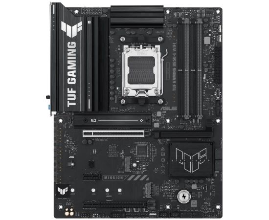 Mainboard ASUS AMD B850 SAM5 ATX Memory DDR5 Memory slots 4 1xPCI-Express 4.0 1x 1xPCI-Express 4.0 16x 1xPCI-Express 5.0 16x 3xM.2 1xHDMI 1xDisplayPort 3xUSB 2.0 3xUSB 3.2 2xUSB-C 1xRJ45 3xAudio port TUFGAMINGB850M-EWIFI