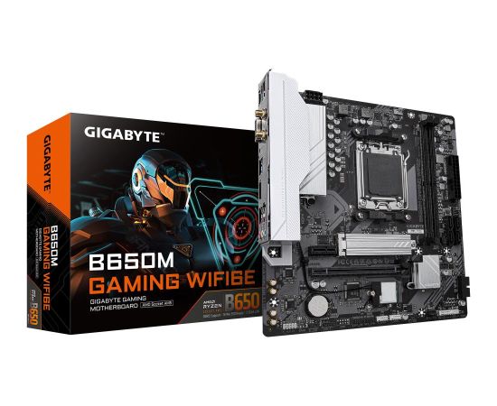 Mainboard GIGABYTE AMD B650 SAM5 Micro-ATX Memory DDR5 Memory slots 2 1xPCI-Express 3.0 1x 1xPCI-Express 4.0 16x 1xM.2 1xHDMI 4xUSB 2.0 2xUSB 3.1 1xPS/2 1xRJ45 3xAudio port B650MGAMINGWIFI6E1.2