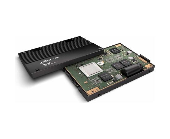 SSD MICRON SSD series 9550 PRO 15.36TB PCIe Gen5 NVMe NAND flash technology 3D TLC Write speed 10000 MBytes/sec Read speed 14000 MBytes/sec Form Factor U.2 MTFDLAL15T3THA-1BK1DABYYR