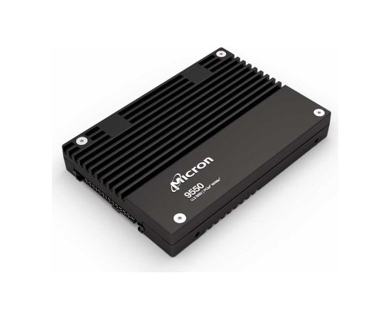 SSD MICRON SSD series 9550 PRO 7.68TB PCIe Gen5 NVMe NAND flash technology 3D TLC Write speed 10000 MBytes/sec Read speed 14000 MBytes/sec Form Factor U.2 MTFDLAL7T6THA-1BK1DABYYR