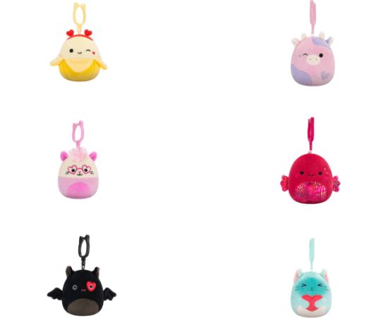 SQUISHMALLOWS Piespraužamā mīkstā rotaļlieta, Valentīndienas sērija, 8 cm