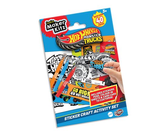 Bladez HOT WHEELS MOSTER TRUCKS Набор для творчества с наклейками