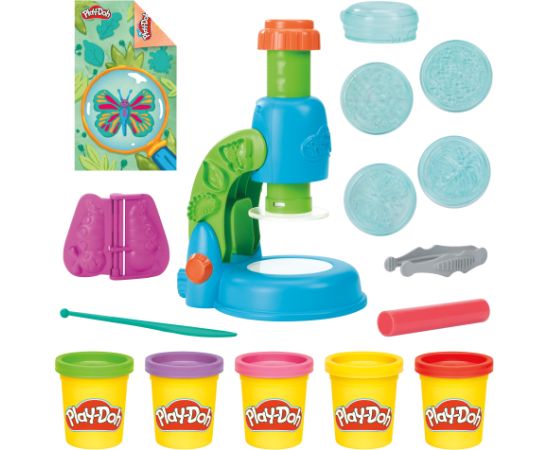 PLAY-DOH Rotaļu komplekts Brīnumainā spīduma mikroskops