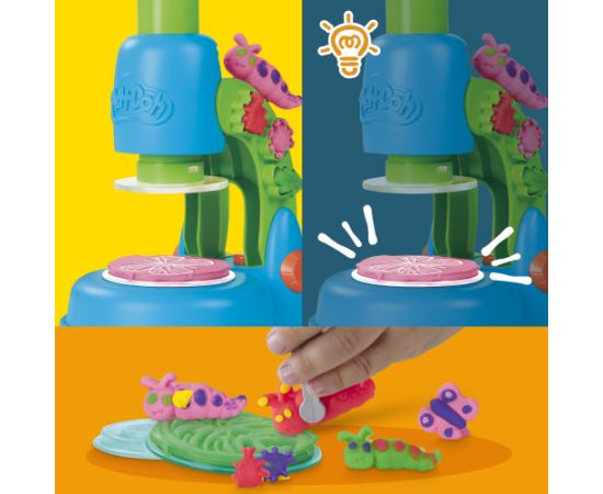 PLAY-DOH Rotaļu komplekts Brīnumainā spīduma mikroskops