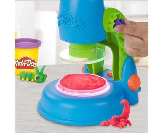 PLAY-DOH Rotaļu komplekts Brīnumainā spīduma mikroskops