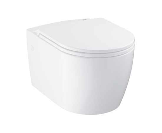 Grohe pods ar QR/SC vāku BauCeramic rimless, stiprināms pie sienas, 368x543 mm, balts