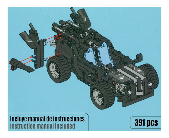 Rastar Конструктор SWAT для специальных миссий или автомобиль быстрого реагирования 391 деталей 6+ CB39029