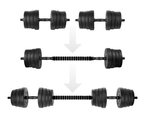 Spokey SET OF DUMBBELLS 30 KG CEMENT