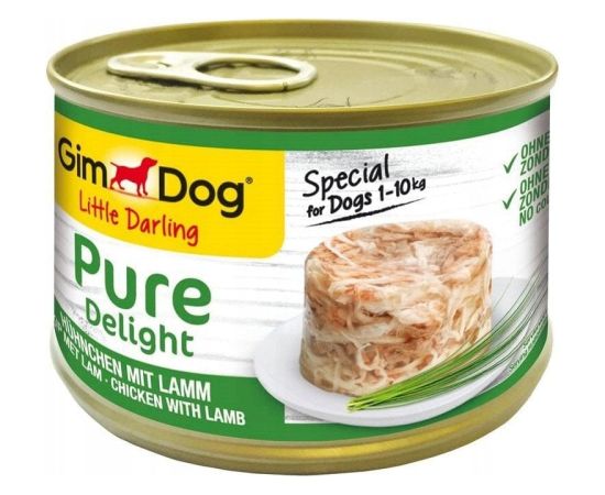 GIMDOG pusz.150g PURE Delight KURCZAK &   JAGNIĘCINA /18