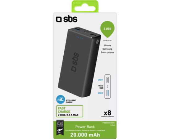 SBS TTBB20000FASTK Повербанк 20000mAh