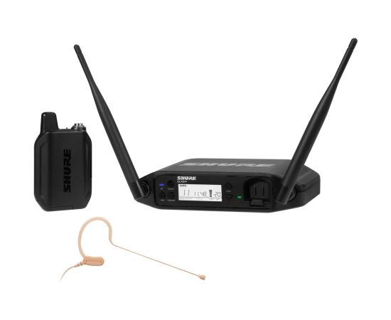 Shure GLXD14+E/MX53-Z4 - Cyfrowy system bezprzewodowy DUAL BAND z nadajnikiem bodypack i mikrofonem nagłownym