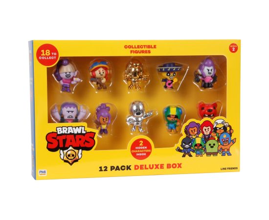 P.m.i. Kids World BRAWL STARS S2 FIGURES -12 PACK DELUXE BOX