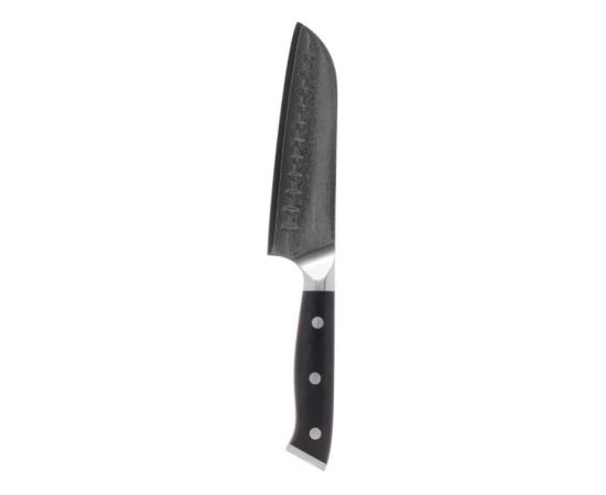 Kohersen Elegance Ebony Wood Santoku knife Damascus steel 12.7 cm